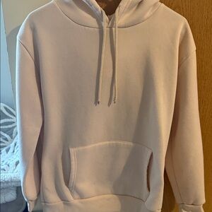 Women’s Hooded Pullover Sweatshirt - Light Pink